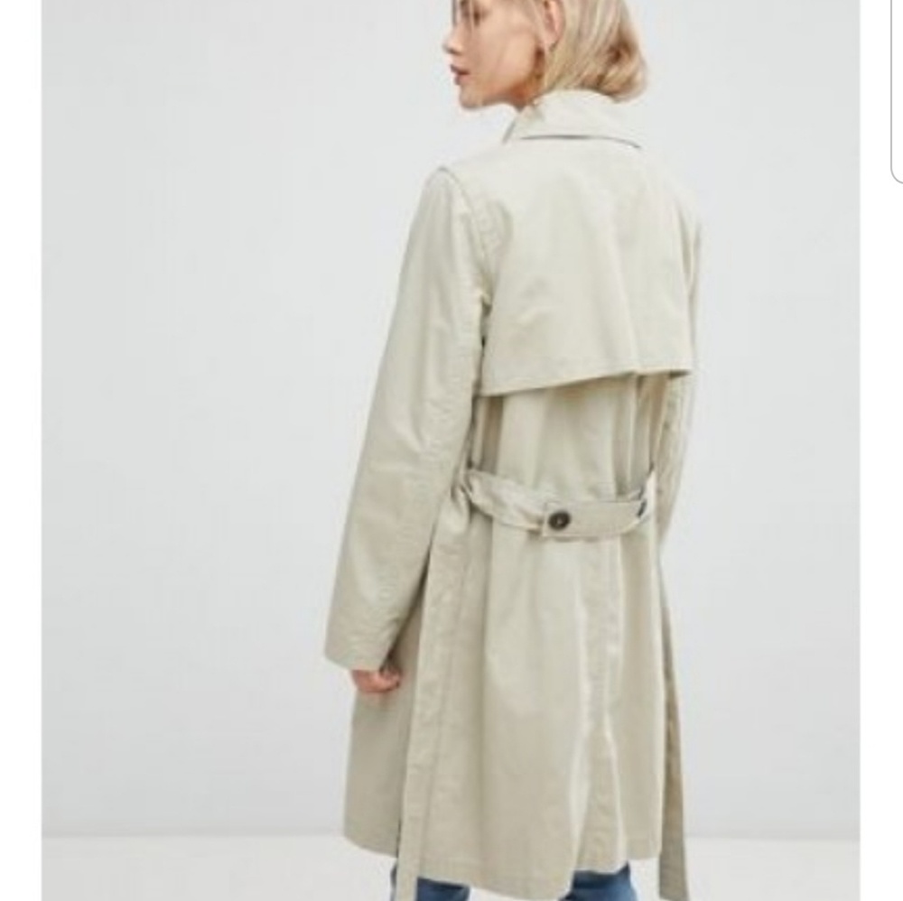 LAST ONE❗CURRENT AIR Anthro Updated Trench Coat - Picture 7 of 8